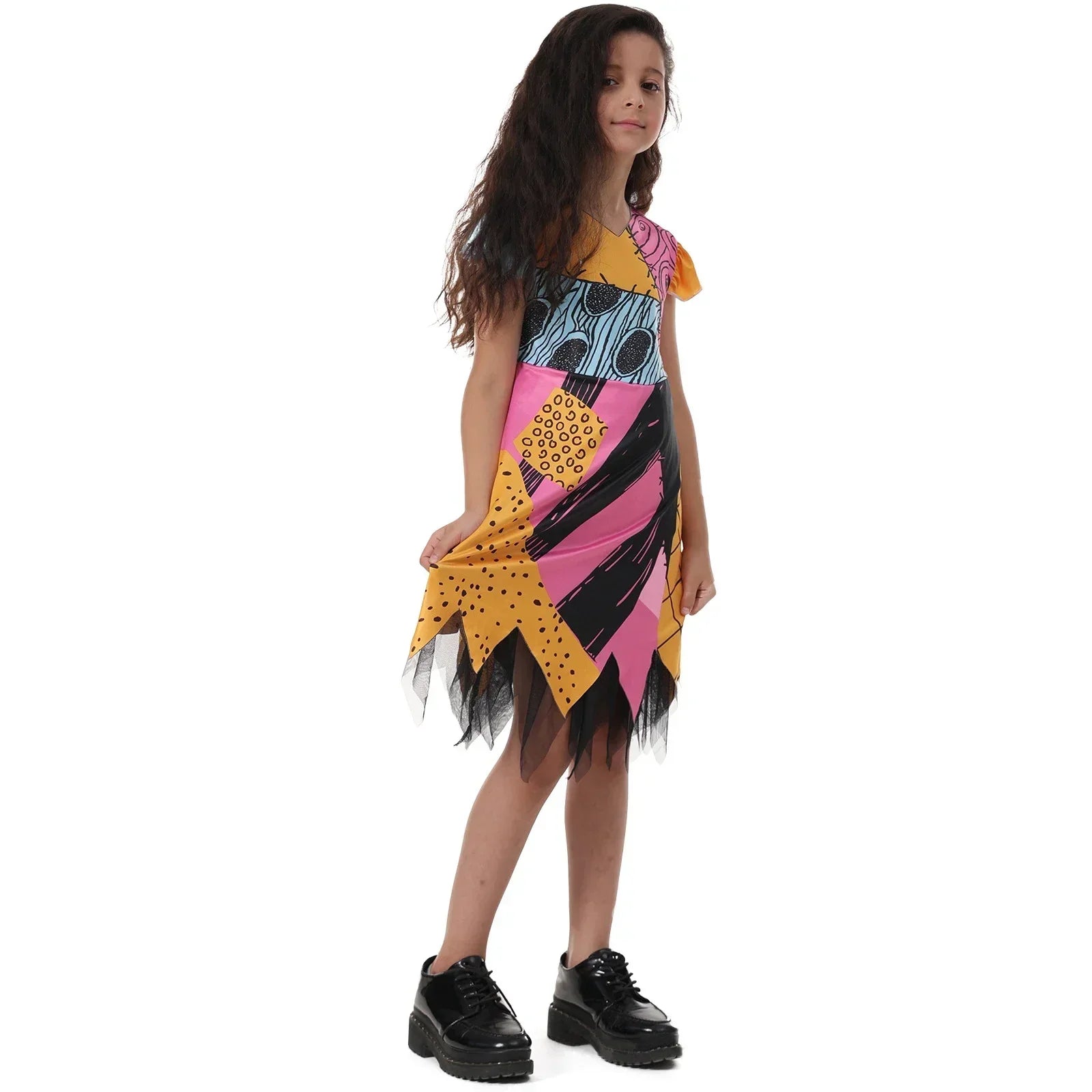 Halloween Costume d'halloween pour filles, robe de noël, fantôme de cauchemar, Costume de Cosplay Sally