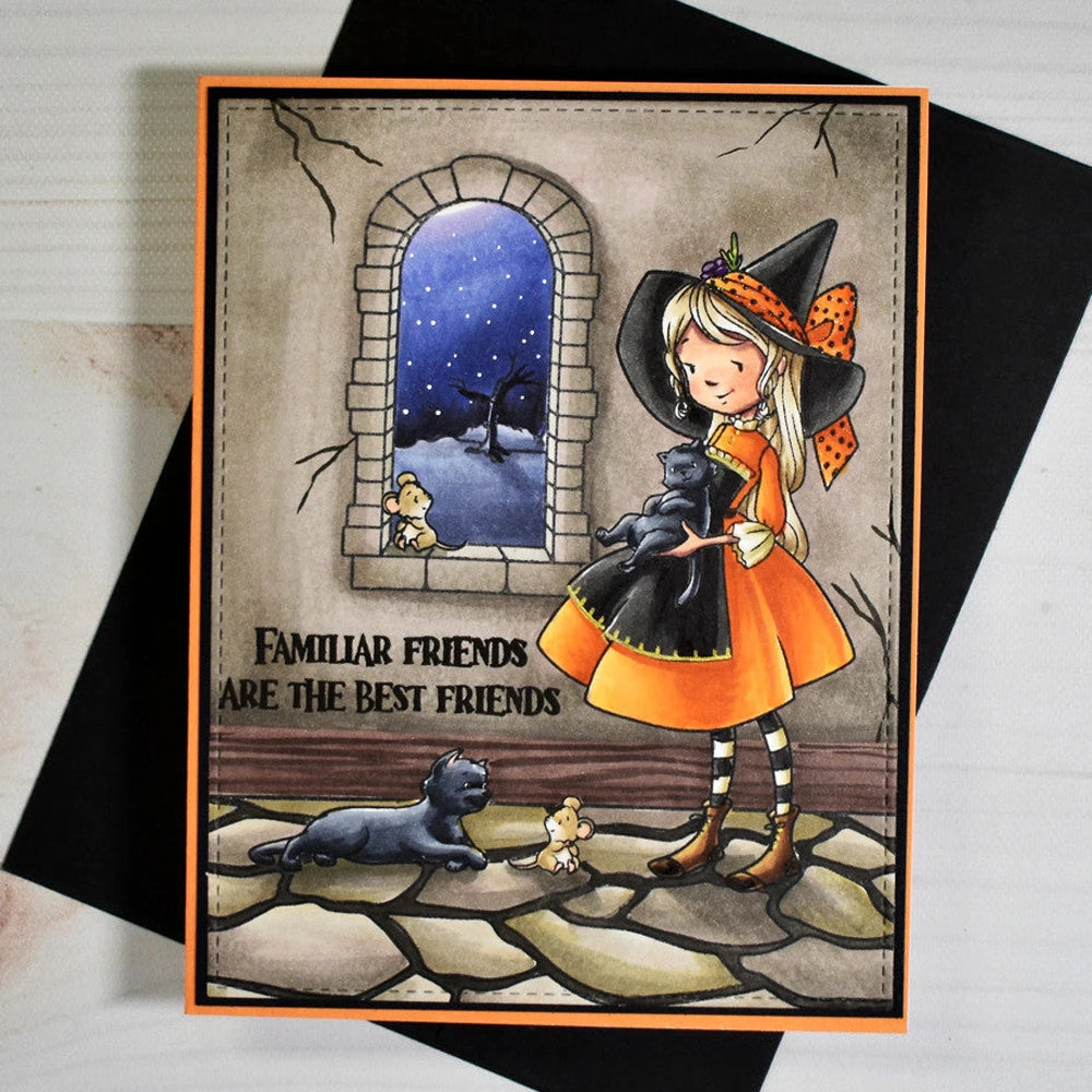 Spooky Tree Tricks No Treats Halloween is Back Metal Cutting Dies/Clear Stamp DIY Card Making Scrapbooking Stencil