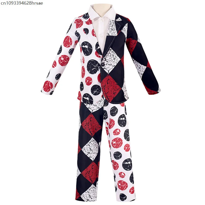Toddler Sinister Clown Costume for Kids' Scary Creepy Halloween Boy's Suit