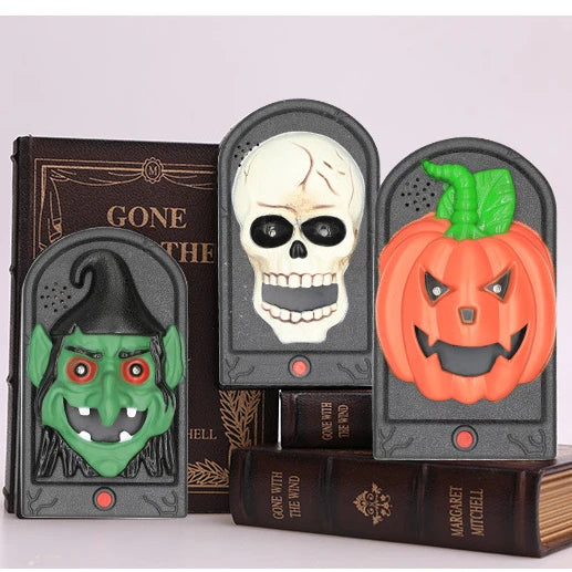 Halloween Doorbell Trick or Treat Decoration Door Party Party Decorations Haunted House Scary Arrangement Electric Doorbells