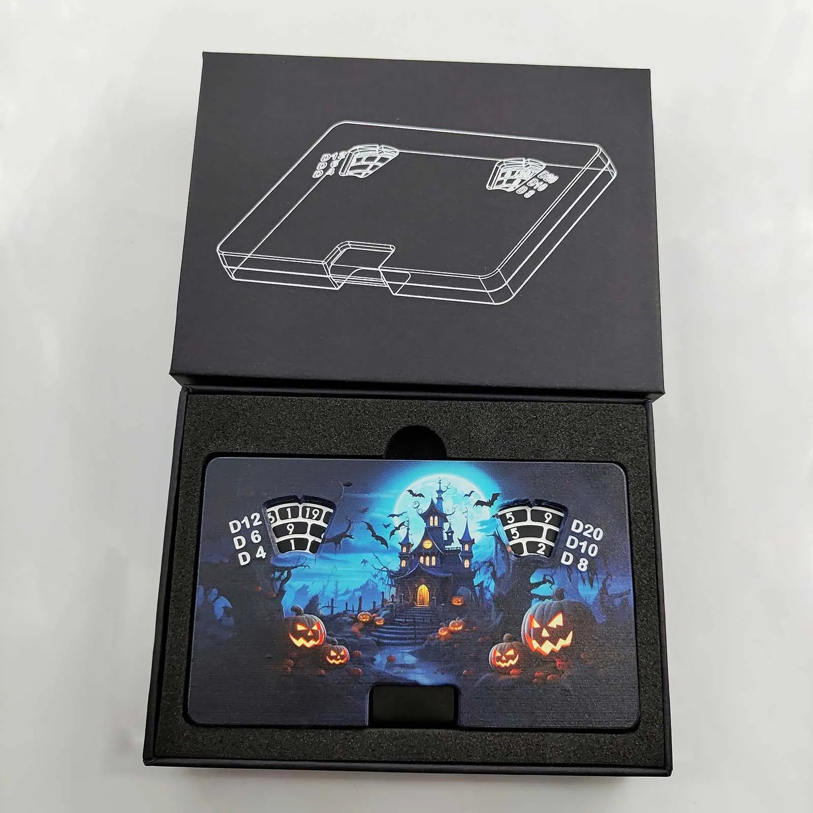 Halloween 7 in 1 Dice spinner DND Dice Polyhedron Dungeons & Dragons COC Run Group Cthulhu Run Group board game Dice boy