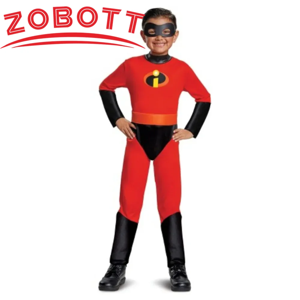 NEW Children's Halloween Costume   jumpsuit Costume boys Dash Cosplay Kids Superhero Costume