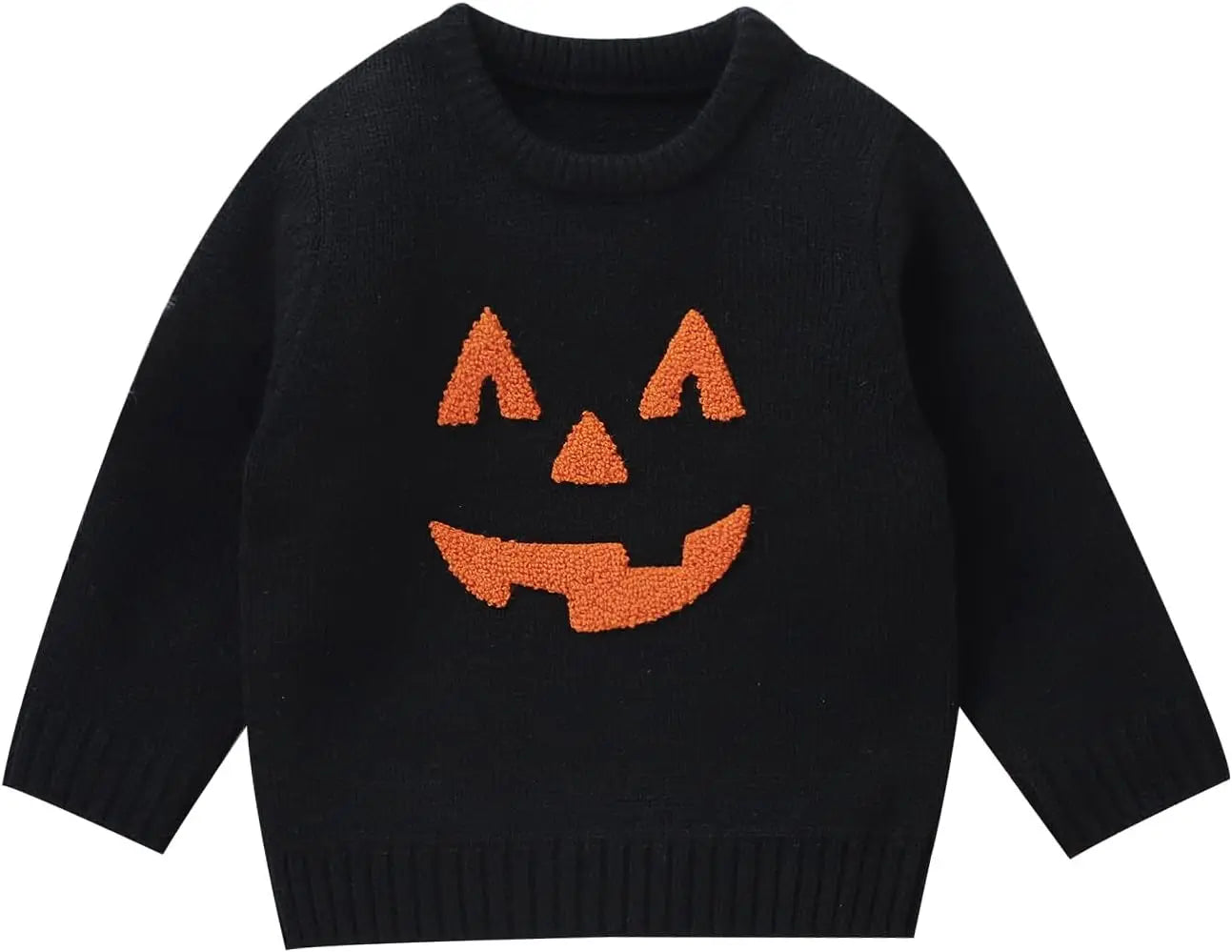 Toddler Baby Boy Girl Halloween Costumes Sweater Pumpkin Warm Pullover Sweatshirt Knitwear Knitted Fall Winter Clothes