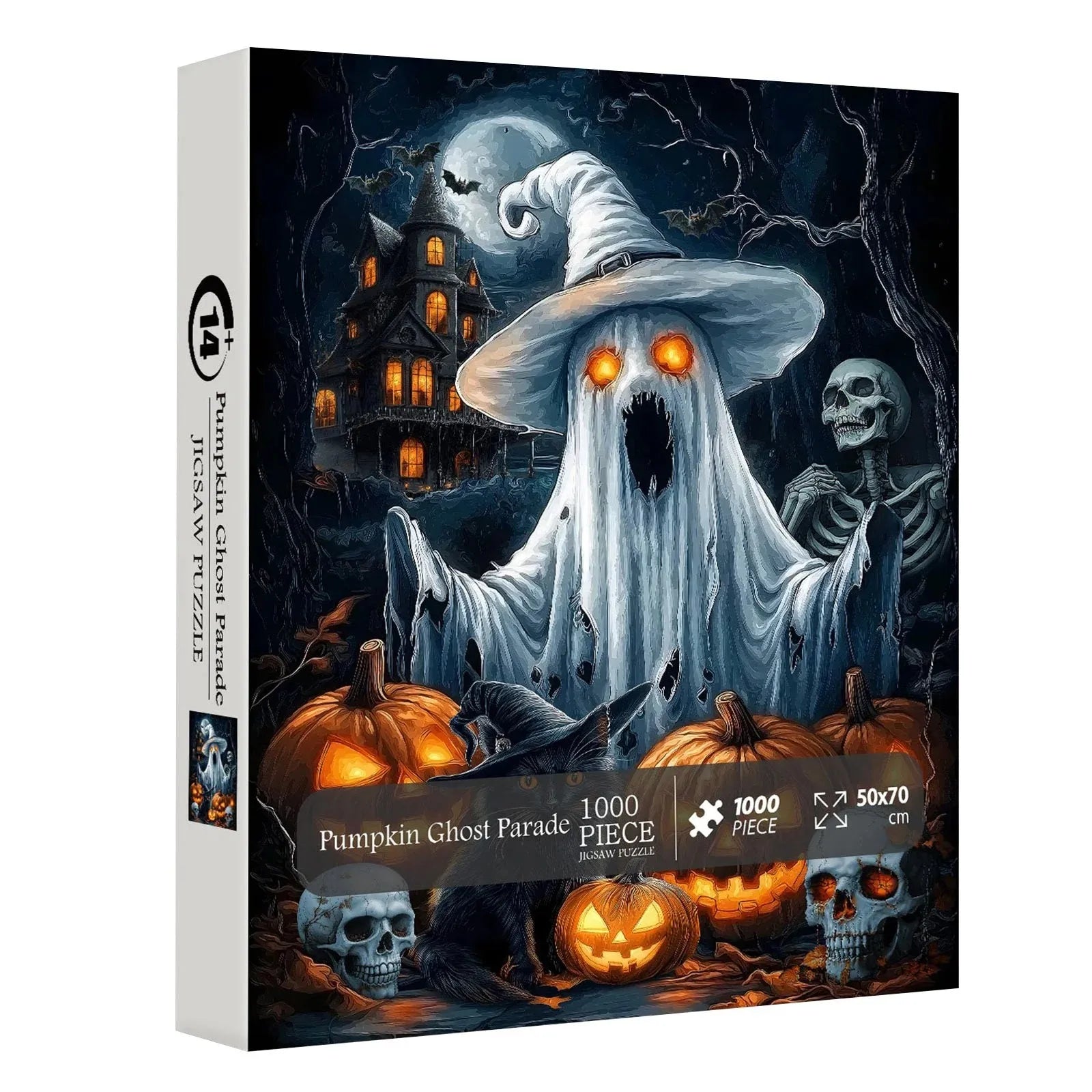 Halloween Puzzles Game For Challenging Holiday Ghost Gothic Game Toy For Adult Family Party Men Women Kids Collectibles, Gift