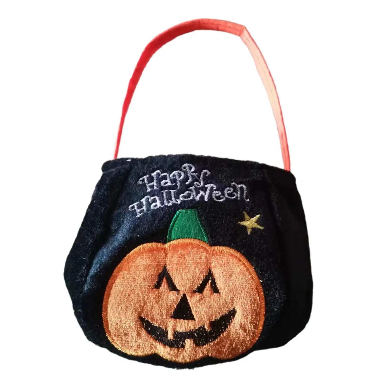 Trick or Treat Tote Bag Reusable Multipurpose Snack Grocery Bag Halloween Treat Bag Halloween Candy Basket Tote Gift Bucket