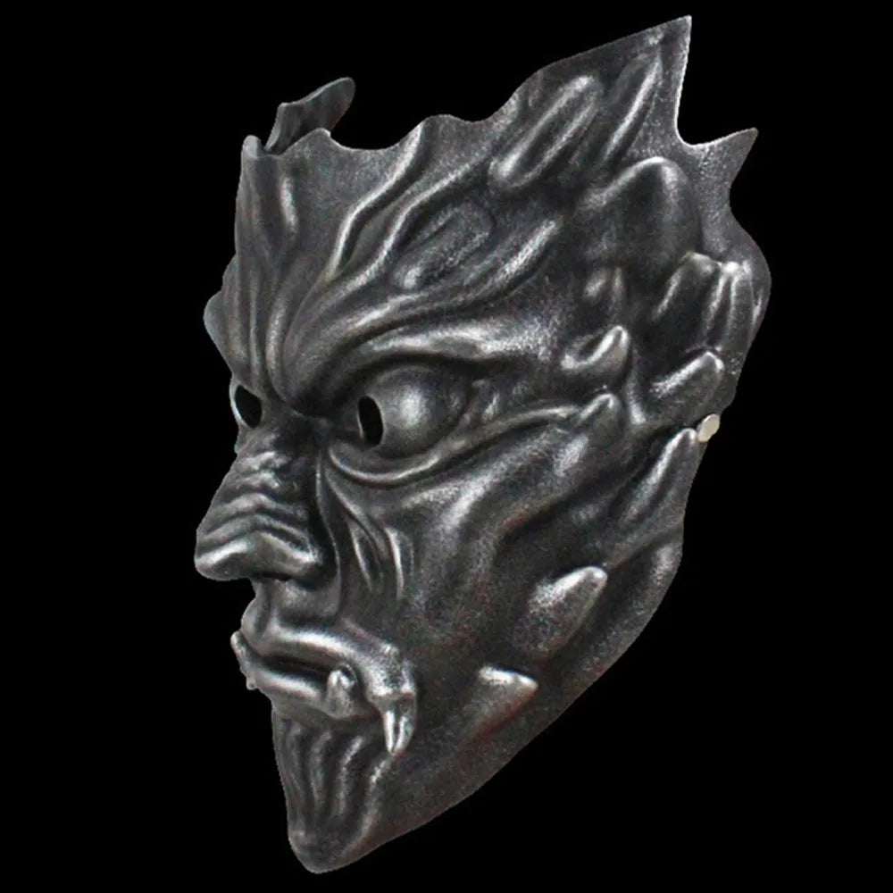 Halloween Mask, Ancient Costume, Armor, Resin Mask, Adjustable to Wear Party Role Playing Mask