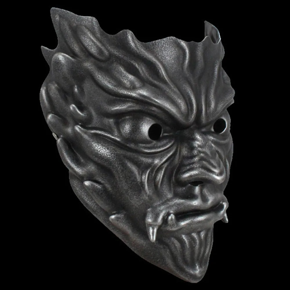 Halloween Mask, Ancient Costume, Armor, Resin Mask, Adjustable to Wear Party Role Playing Mask