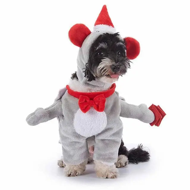 Halloween Pet Costume With Hat Dogs And Cat Cute & Funny Dress-Up Outfit For Party Cosplay Holiday Photos Puppy Kitten Clothing