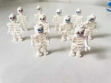 Halloween Skeleton Soldiers Ghosts Zombies Characters Building Blocks Toys Bricks Ornament Small Particle Developmental DIY Toys