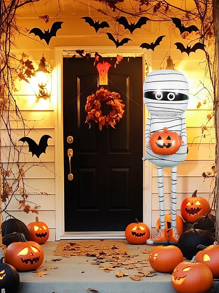 1pc huge Halloween mummy balloons for Halloween Party Indoor, Outdoor, Yard, Garden Decoration