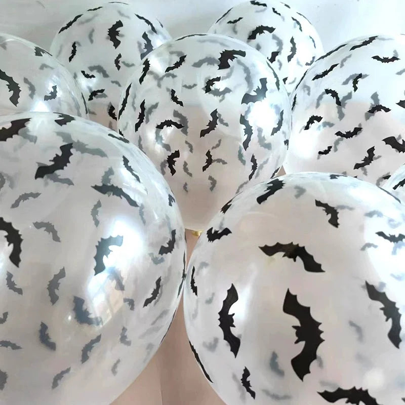 Halloween Balloons 12 Inch Black Orange White Pink Latex Balloon for Halloween Holiday Events Party Favors Supplies Decoration