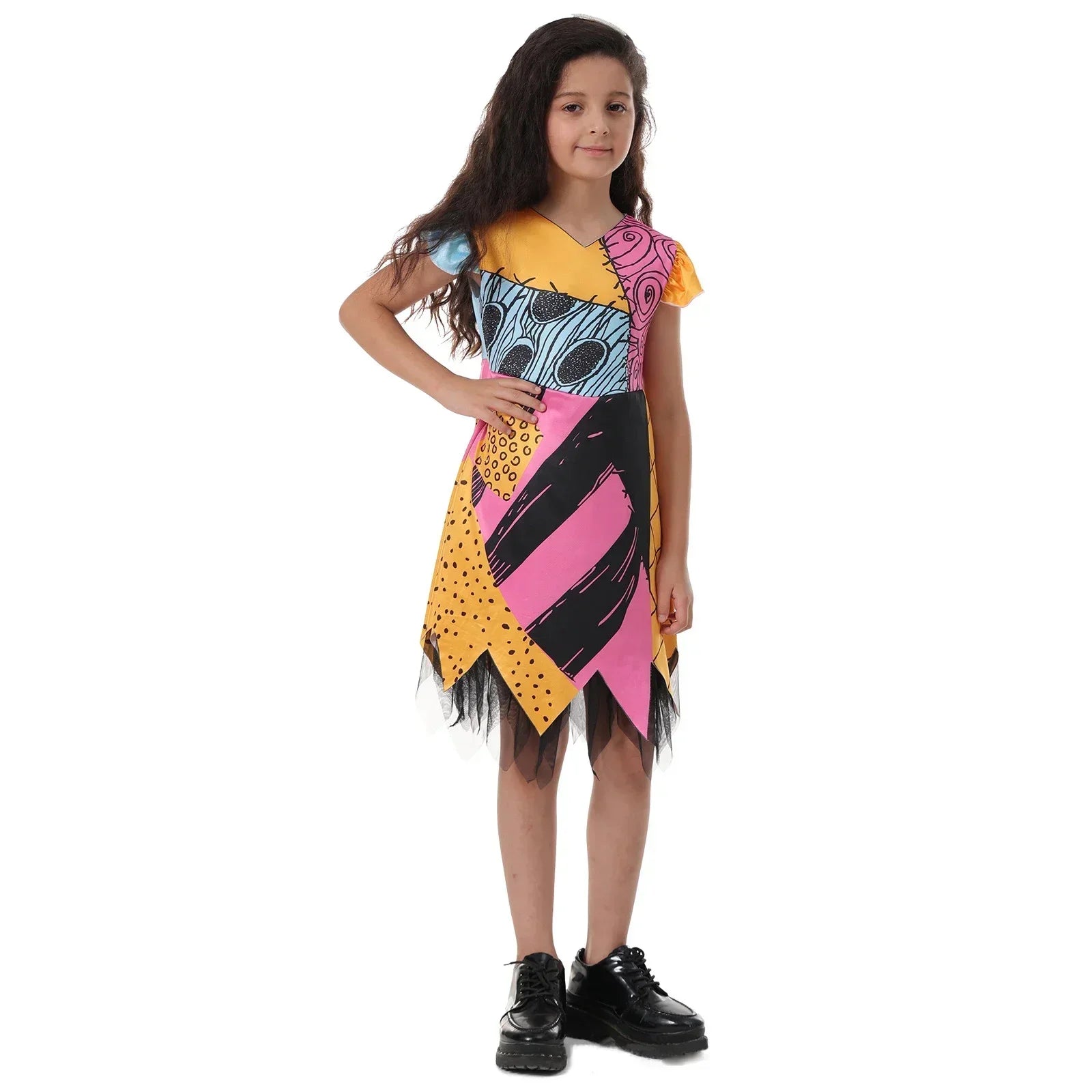 Halloween Costume d'halloween pour filles, robe de noël, fantôme de cauchemar, Costume de Cosplay Sally