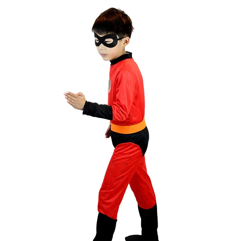 NEW Children's Halloween Costume   jumpsuit Costume boys Dash Cosplay Kids Superhero Costume