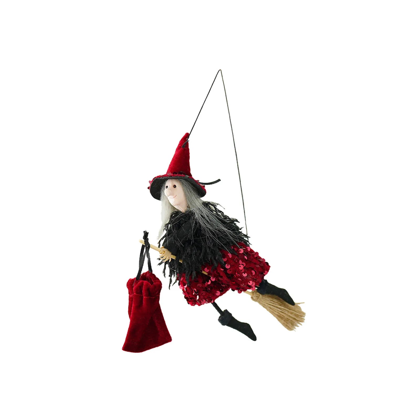 Halloween Decorations Witch Small Pendants Home And Party Decorations Halloween Party Decoration Hanging Pendants Scene Dress Up