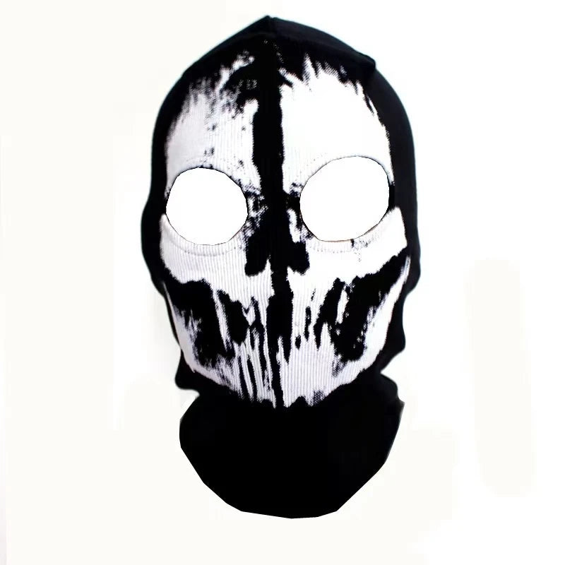 Halloween new mask Black Mask Balaclava Beanies Hats Men Ghost Skull Full Face Warmly Mask Hood Beanie Ggorros Hombre Casquette