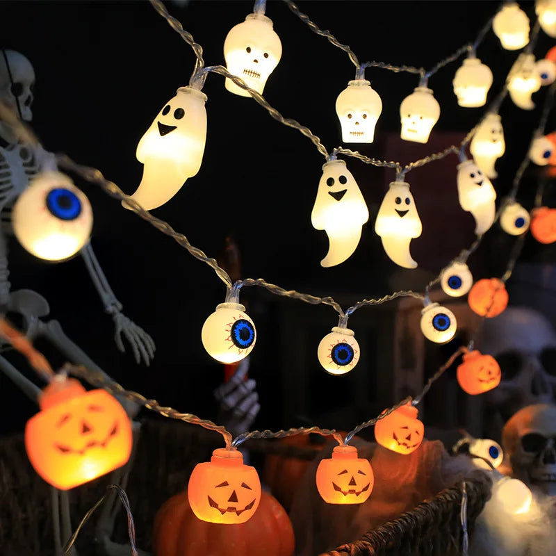 Halloween Decoration 3D Ornament Halloween Party Decoration Candlestick Ornament Ghost House Table Arrangement