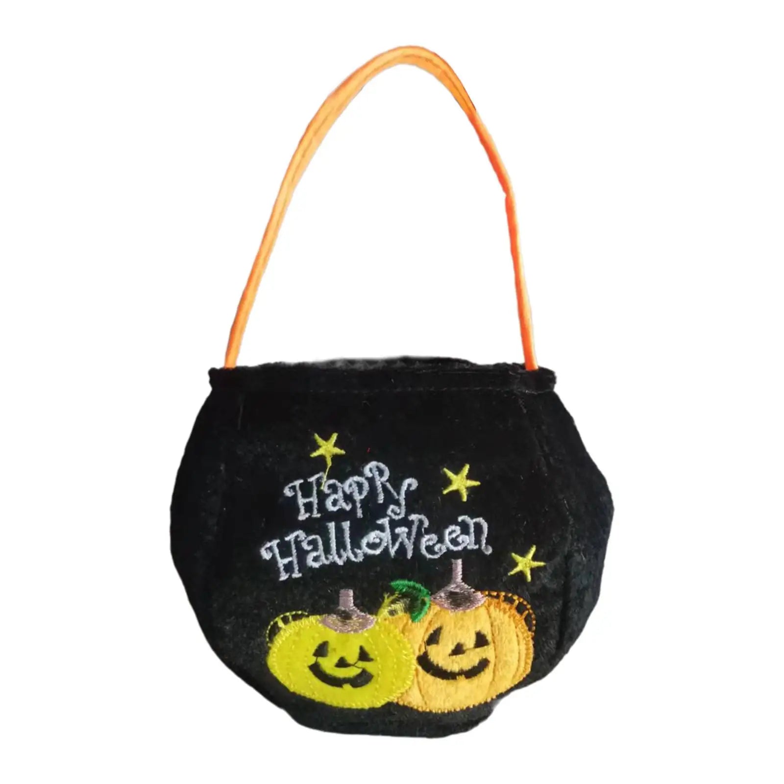Trick or Treat Tote Bag Reusable Multipurpose Snack Grocery Bag Halloween Treat Bag Halloween Candy Basket Tote Gift Bucket