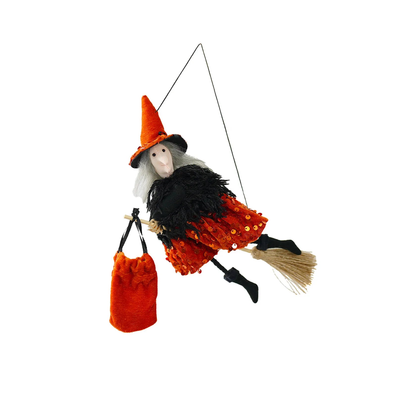 Halloween Decorations Witch Small Pendants Home And Party Decorations Halloween Party Decoration Hanging Pendants Scene Dress Up