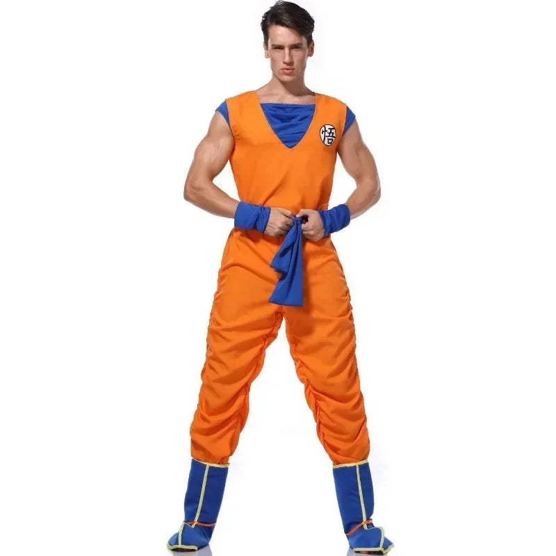 Halloween Costumes Orange pour adultes, anime d'halloween, mascarade de fils, Cosplay, super-héros, jeu de rôle, déguisement
