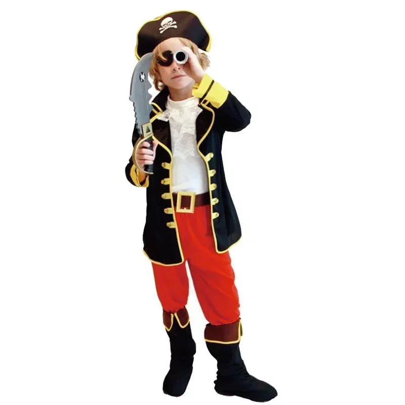 New Halloween Costumes for Boy Boys Kids Children Pirate Costume Fantasia Infantil Cosplay Clothing