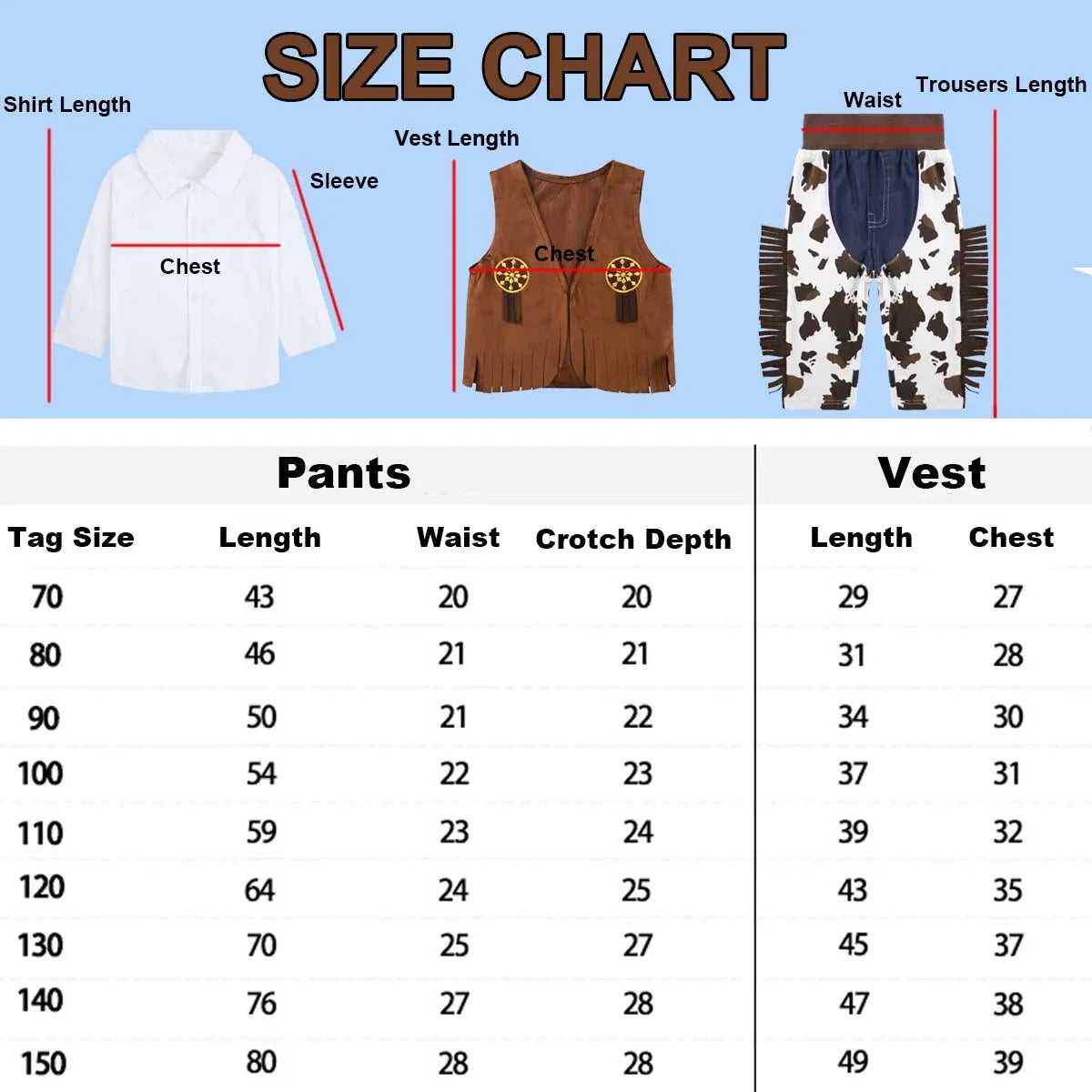 Halloween Boys Western Cowboy Costume Role Play Cartoon Toddler Jumpsuit Clothes Christmas Birthday Event Dress Up Party Stage