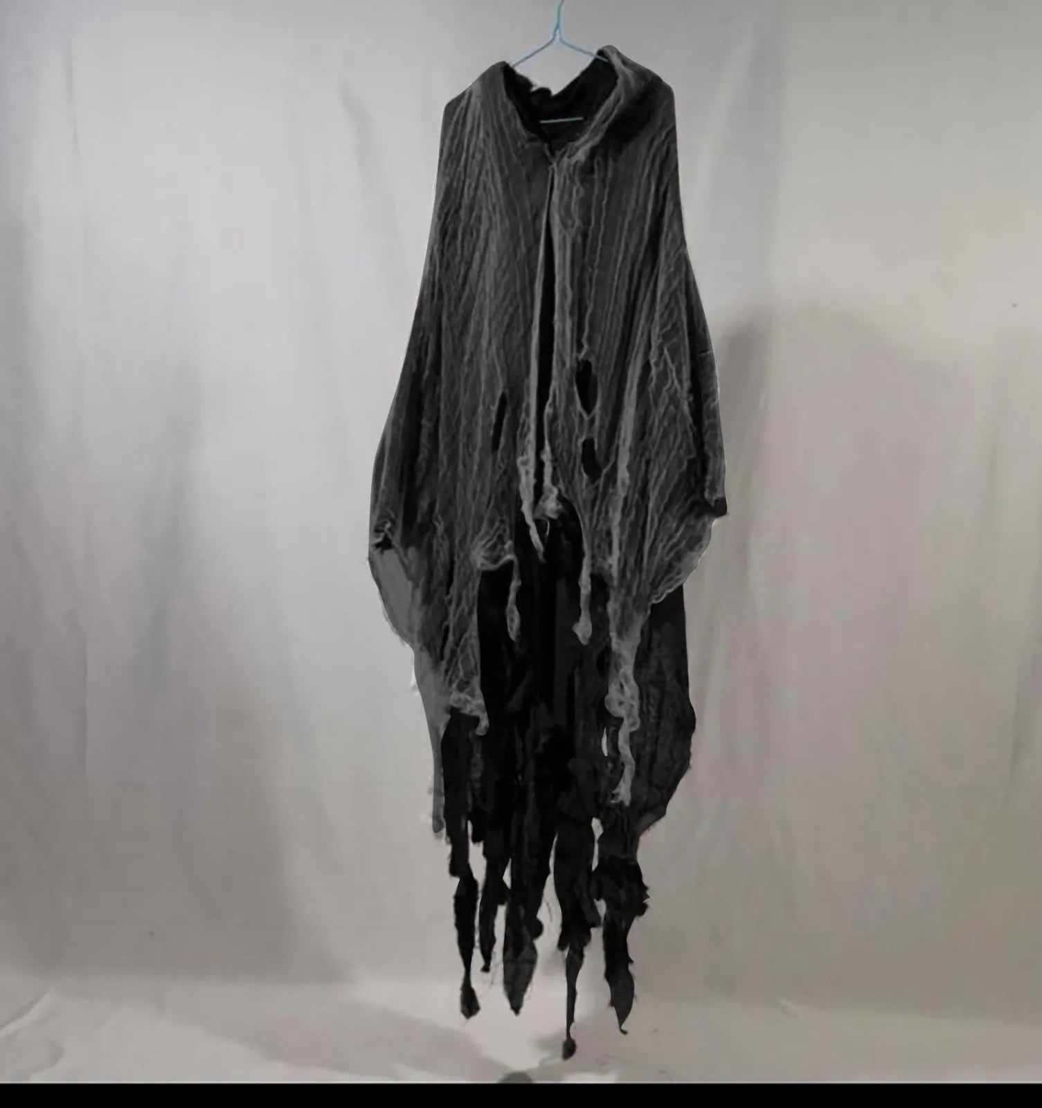 Halloween Skull Skeleton Cosplay Costume Halloween Ghost Costume Cosplay Adult Death Cloak Horror Zombie Tattered Hooded Capes