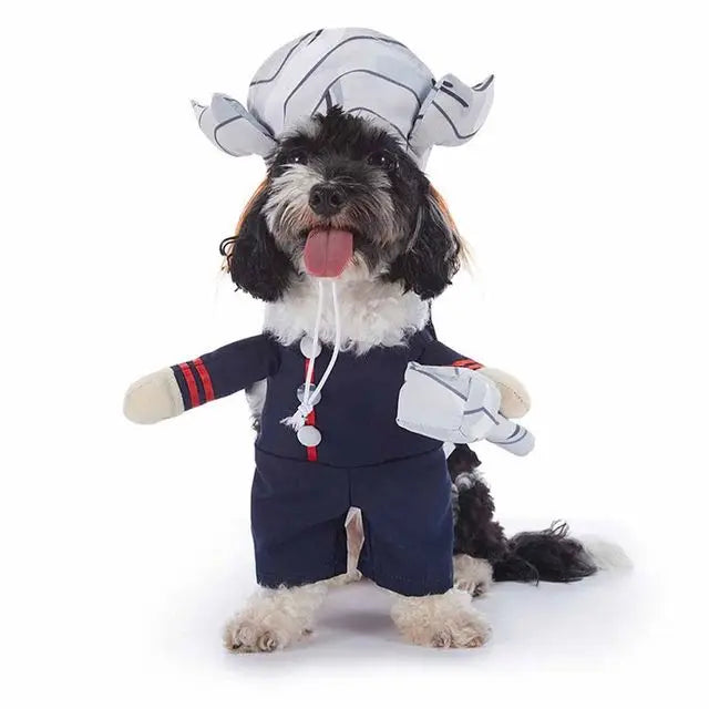 Halloween Pet Costume With Hat Dogs And Cat Cute & Funny Dress-Up Outfit For Party Cosplay Holiday Photos Puppy Kitten Clothing