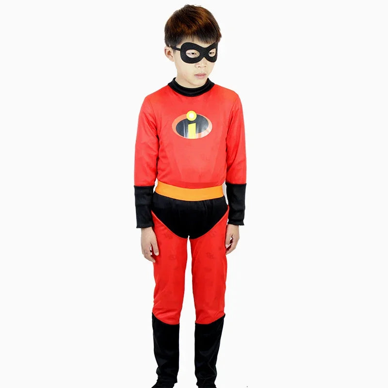 NEW Children's Halloween Costume   jumpsuit Costume boys Dash Cosplay Kids Superhero Costume