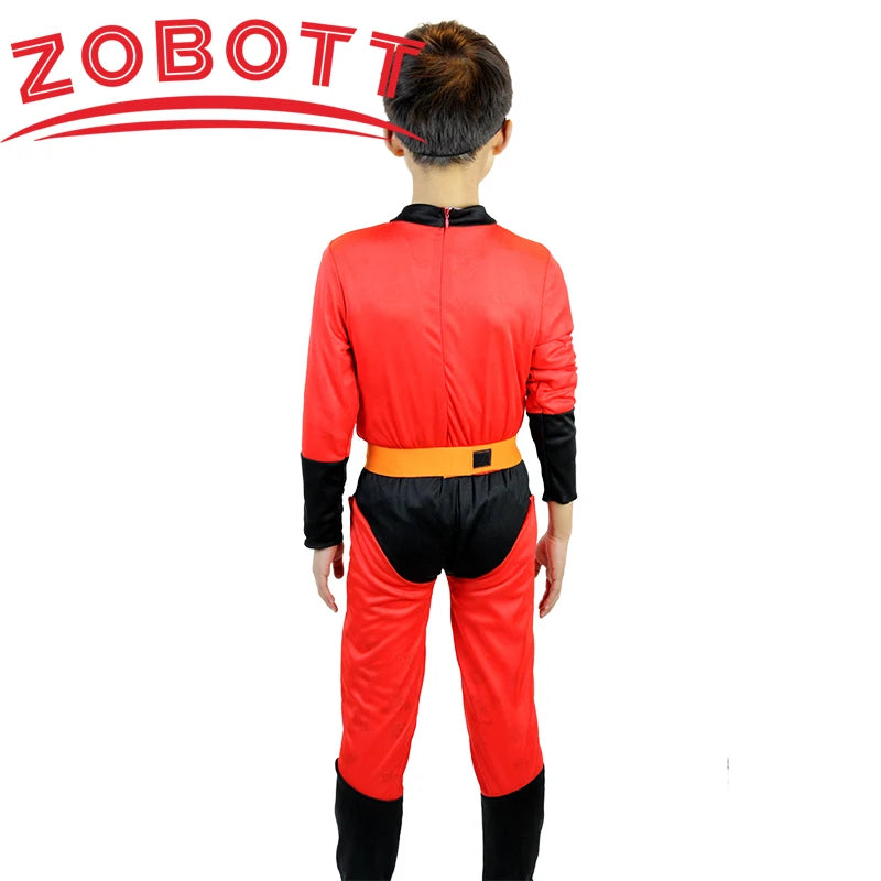 NEW Children's Halloween Costume   jumpsuit Costume boys Dash Cosplay Kids Superhero Costume
