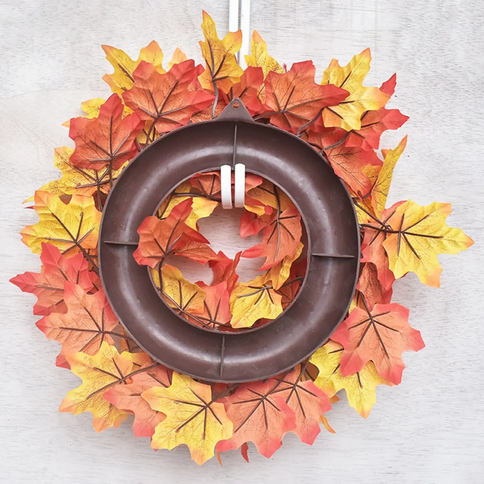 Halloween Decorations Festival Maple Leaf Wreath Pumpkin Wreath Thanksgiving Door Berry Pomegranate Patchwork Ornaments