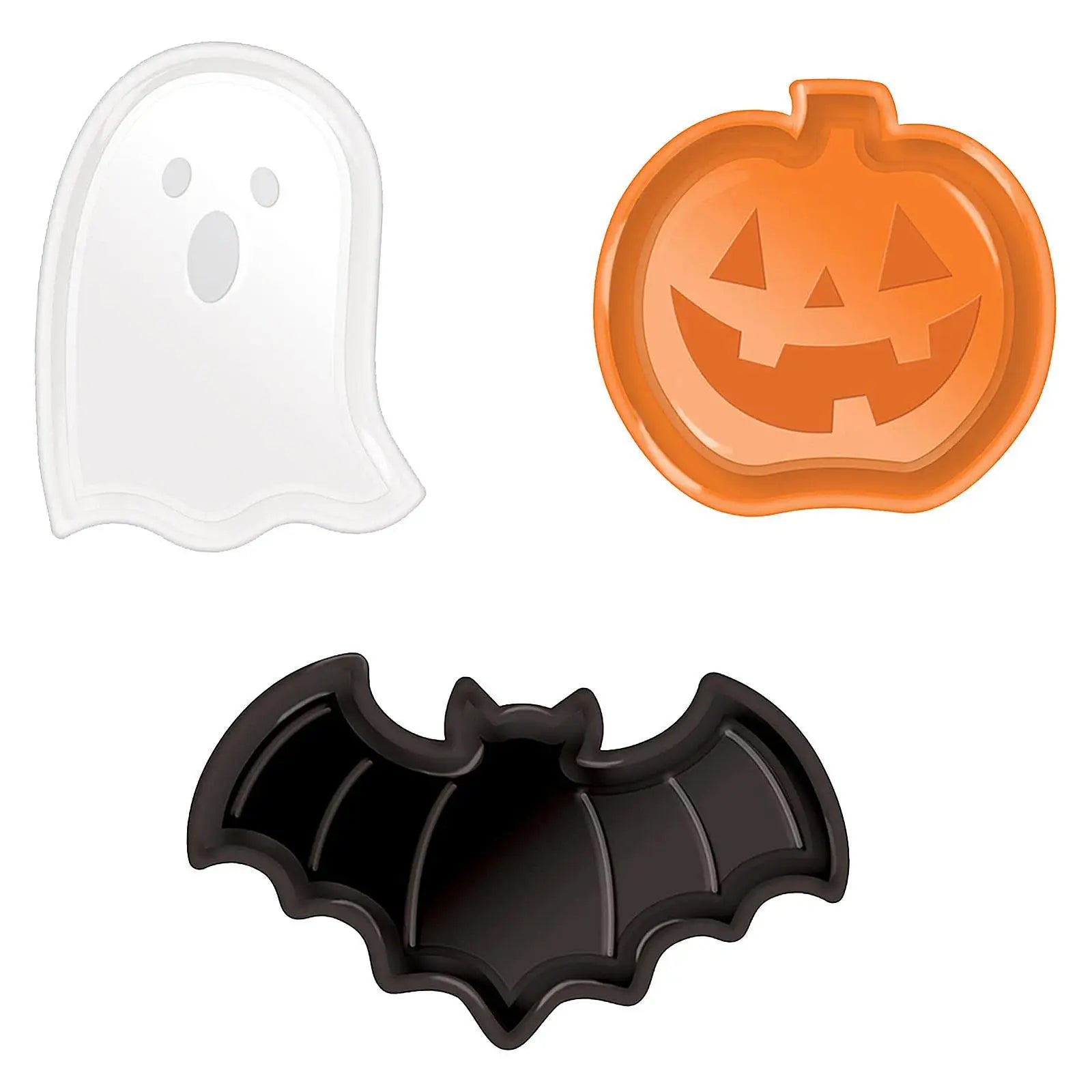 Halloween Serving Tray Table Supplies Halloween Decoration Fruit Bowl Snack Plate for Candy Fruits Snacks Cookies Kitchen