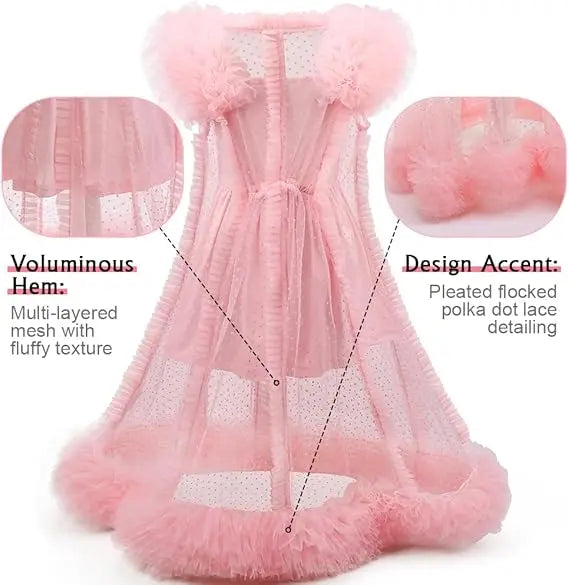 Girls' Halloween Costume Witch Costume Girl Pink Lovely Flower Tulle Princess Dress Birthday Party Carnival Cosplay Dress Up
