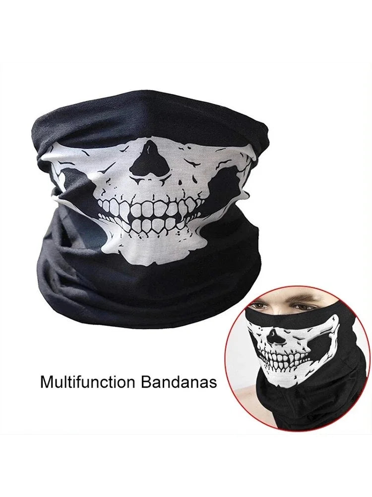 Halloween Mask Horror Skeleton Chin Mask Skeleton Performance Party Dress Up Real CS Masks