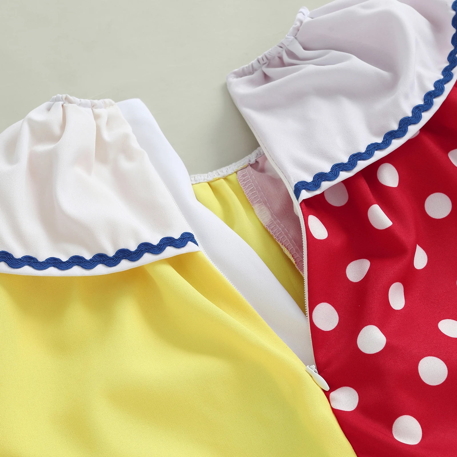 Toddler Baby Clown Halloween Costume Contrast Color Long Sleeve Jumpsuit and Hat 2 Pcs Set
