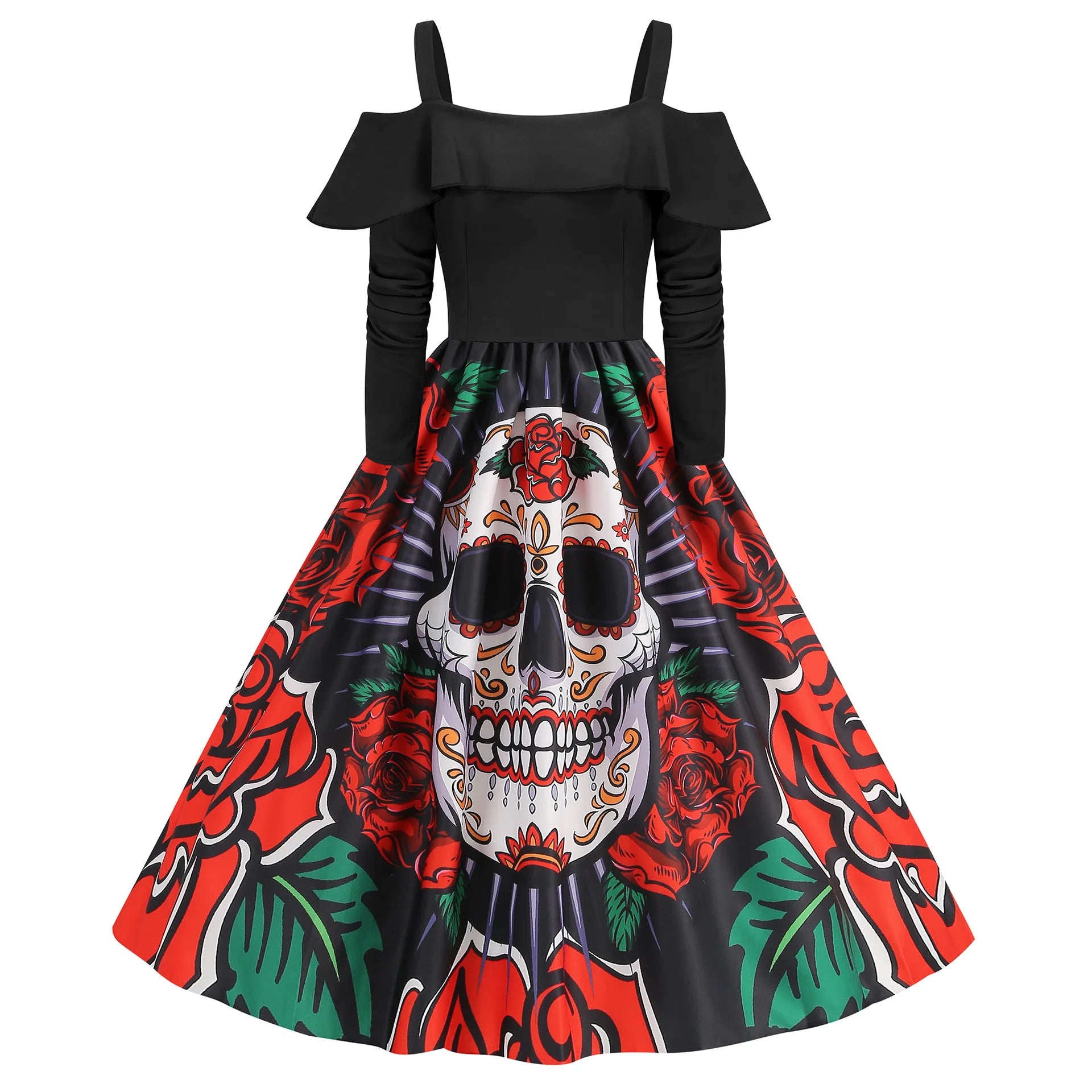 Halloween Medieval Scary Cosplay Costumes for Women Sexy Skull Ghostface Party Dress Disfraz Hombre Mujer Carnival Dress Up