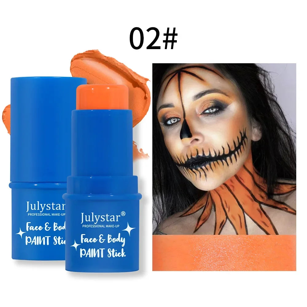 8 Colors Halloween Makeup Body Face Paint Make Up Kids Face Cosmetics Party Make Up Paint Professional Faces Durable Gadgets