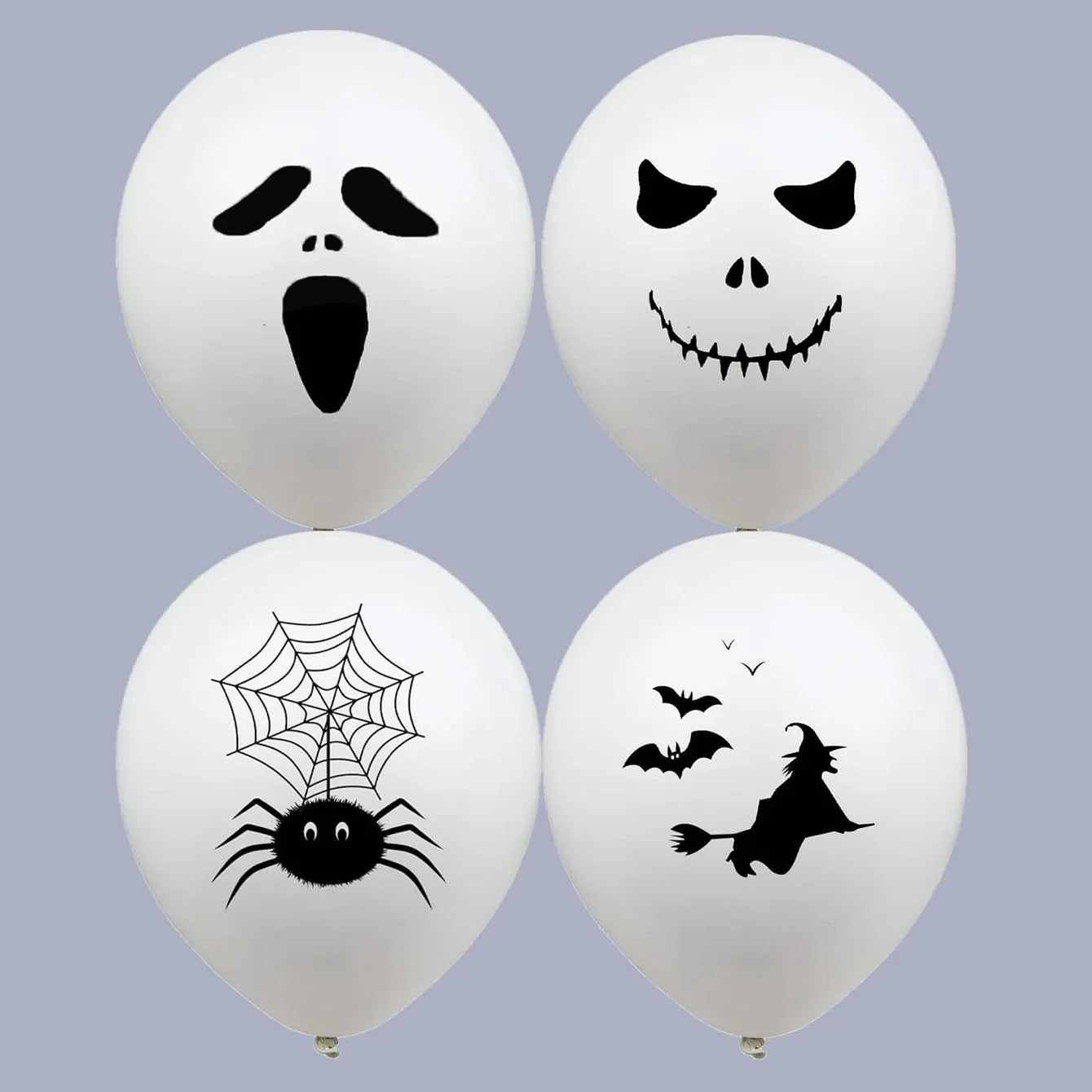 42 Balloons in A Pack Halloween White Balloon Forest Birthday Decoration Scene Arrangement Arch Balloon Set