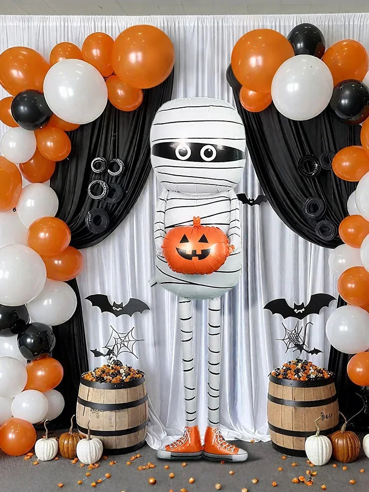 200/44cm Halloween mummy Balloons for Halloween Party Indoor, Outdoor, Yard, Garden Decoration Holiday Supplies
