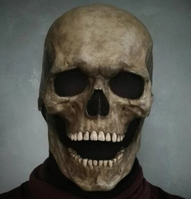 Halloween Mask Latex Scary Horror Decoration Full Head Skull Mask Helmet Cosplay Jaw Masque Gifts Party Costume Pro Mask