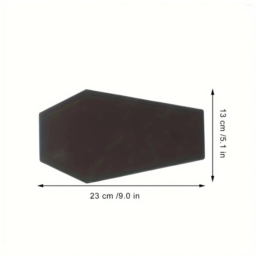 Halloween Treat Or Trick Bags For Kids Paper Coffin Boxes Black For Gift Present Gothic Container Spooky Party Decro