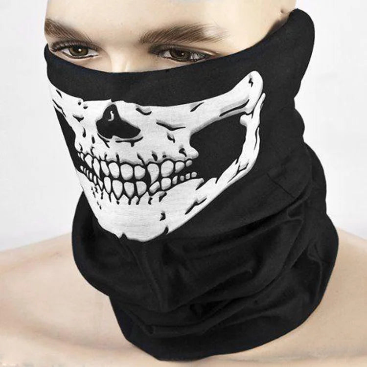 Halloween Mask Horror Skeleton Chin Mask Skeleton Performance Party Dress Up Real CS Masks