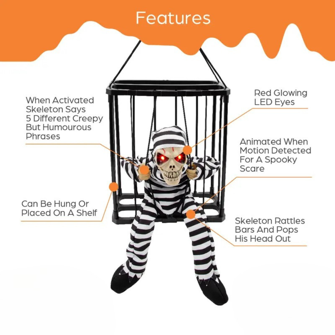 Spine-Chilling Animated Halloween Decoration – Horror Motion Prop